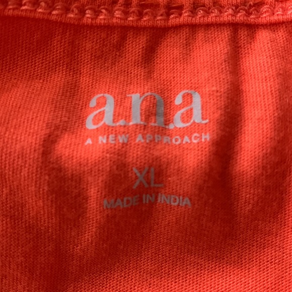 A.N.A Beautiful Coral/Peach Summer Top With Adjustable Side Tassels Size XL - Picture 14 of 14